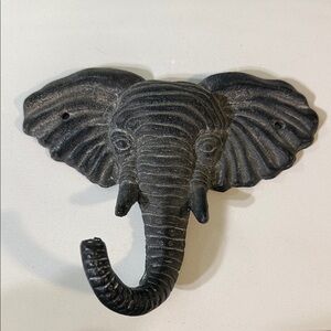 Black Elephant Wall Hook